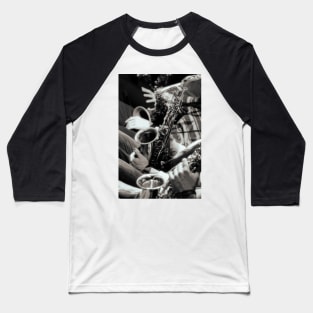 Jazz Saxophones Baseball T-Shirt